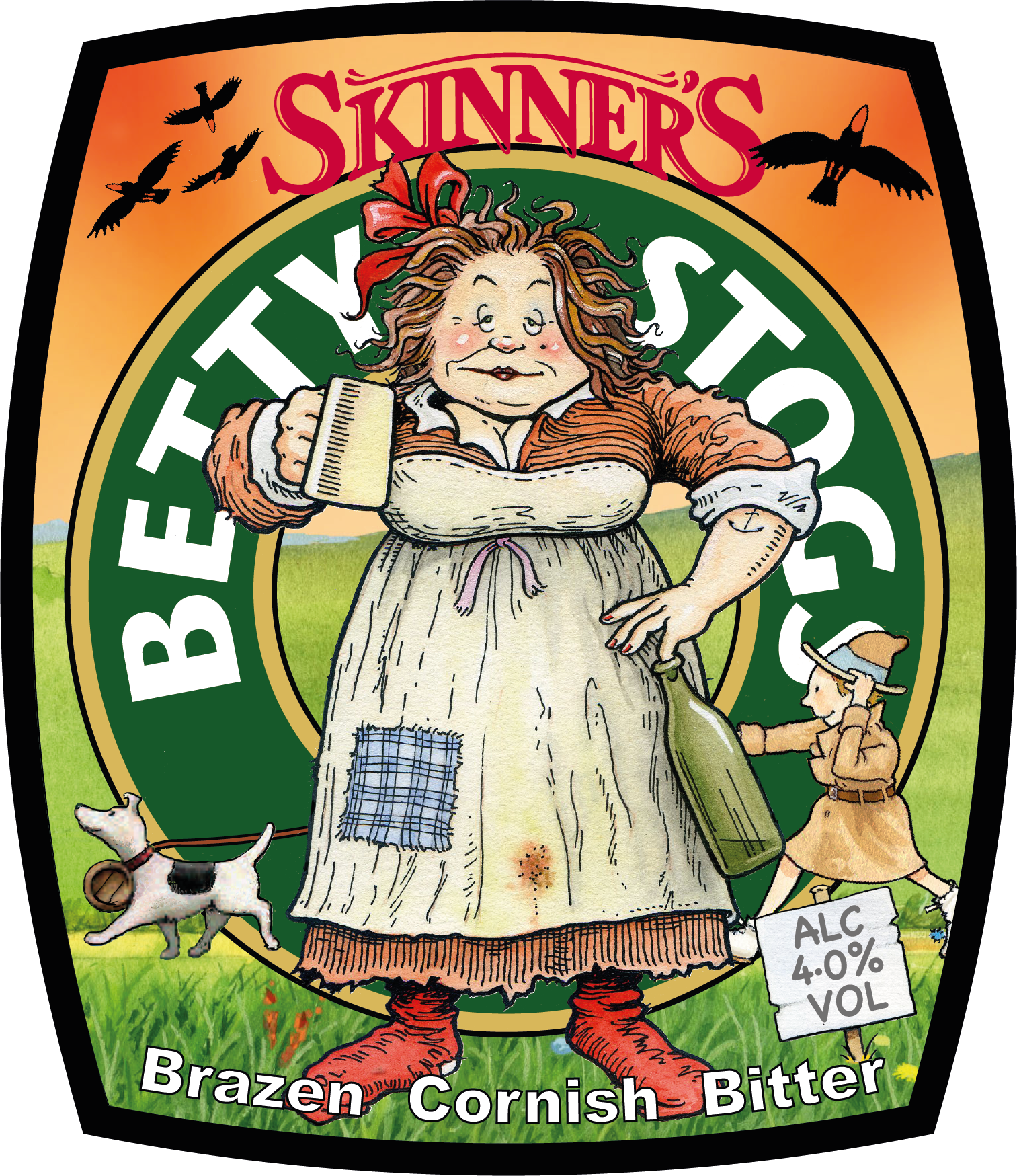 Skinner’s Betty Stogs 9 Gallons Copper 4.0%
