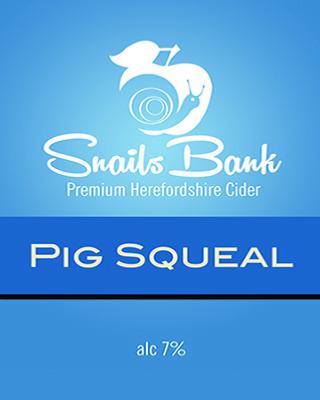 Snail Bank Pig’s Squeal Cider 20Ltr Bag In Box Clear 7.0%
