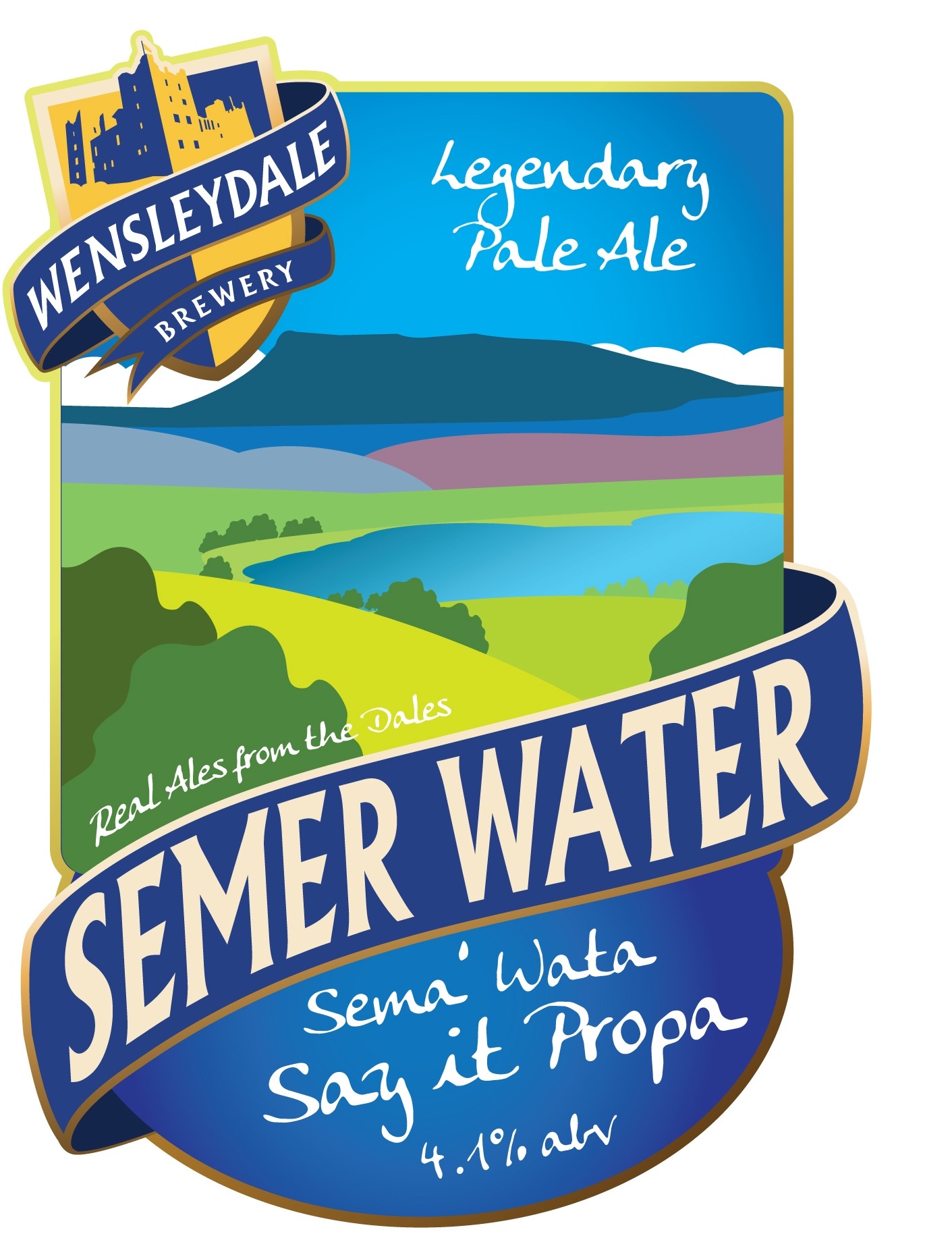 Wensleydale Semer Water 9 Gallons Straw 4.1%