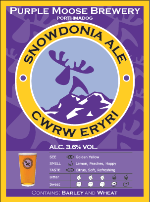 Purple Moose Snowdonia 9 Gallons Golden 3.6%