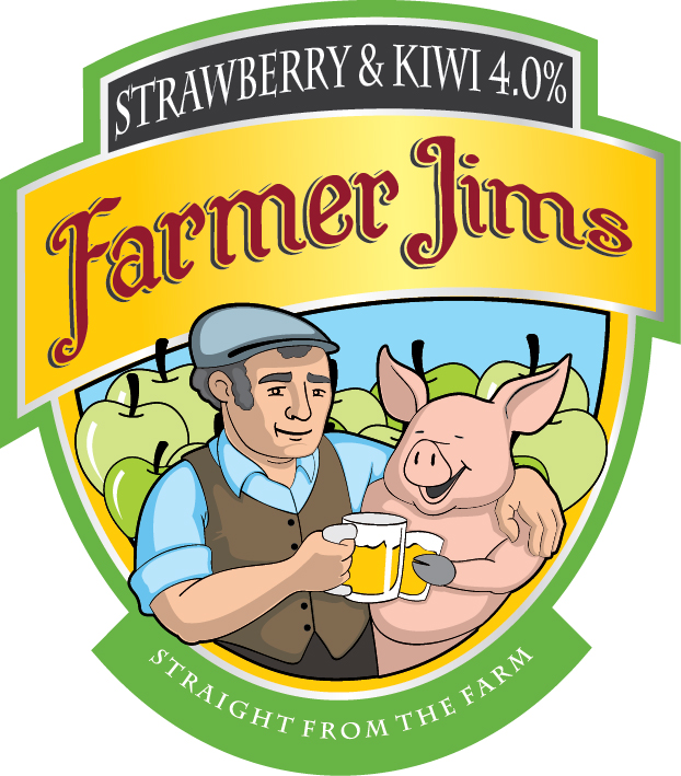 Farmer Jim Strawberry & Kiwi 20Ltr Bag in Box   4.0%