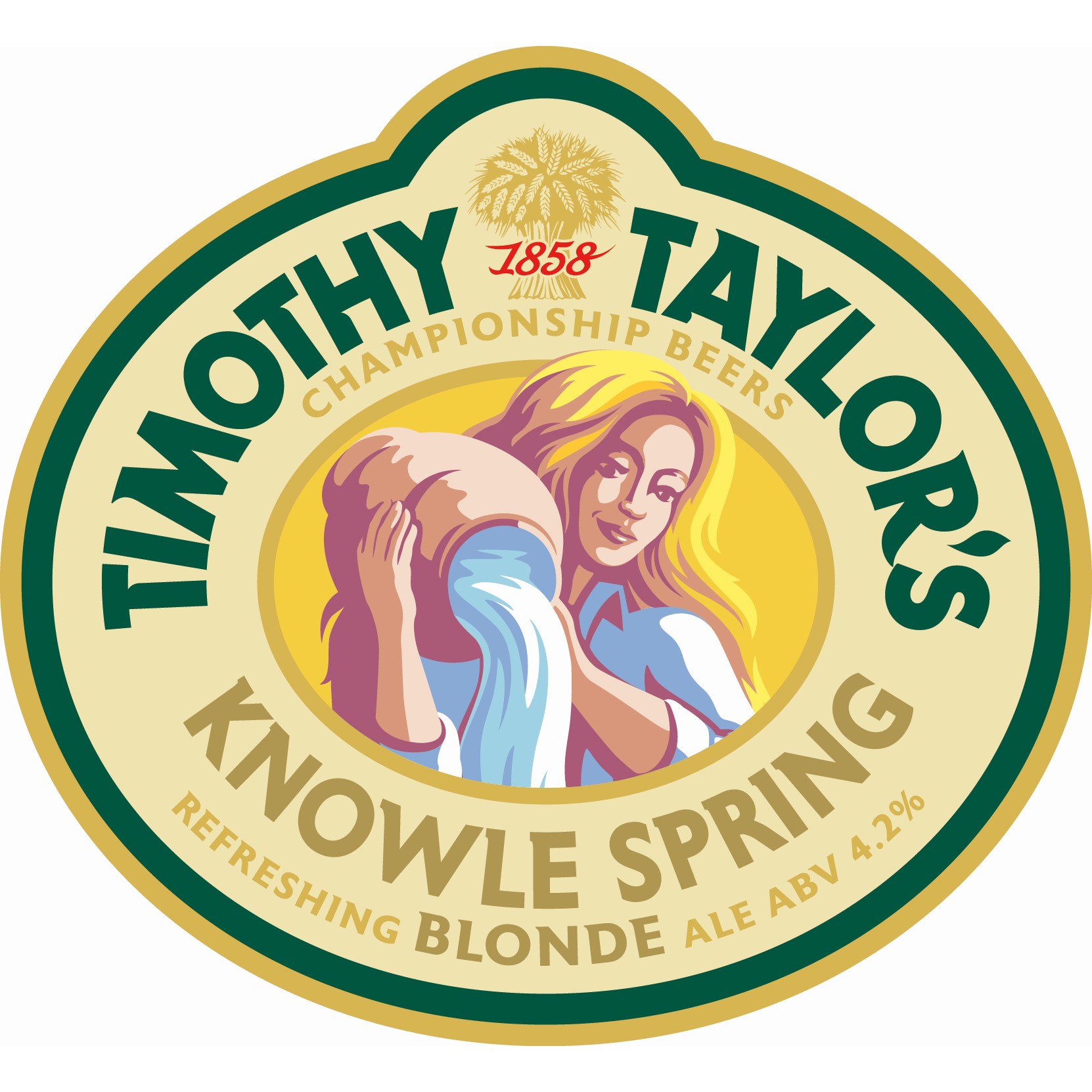 Timothy Taylor’s Knowle Spring Blonde 9 Gallons Blonde 4.2%