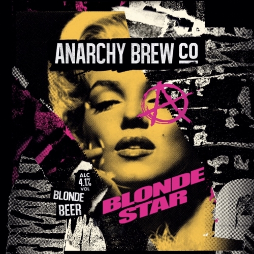 Anarchy Brew Blonde Star 9 Gallons Blonde  4.1%