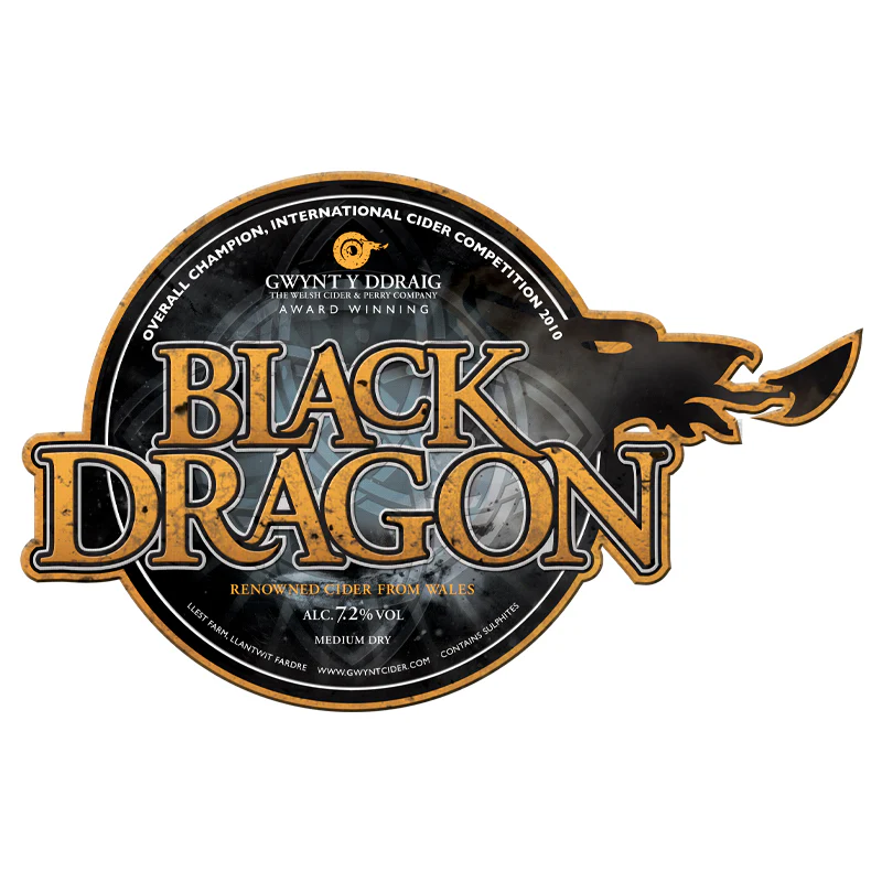 Gwynt Y Ddraig Black Dragon 20Ltr  Bag In Box Clear 7.2%