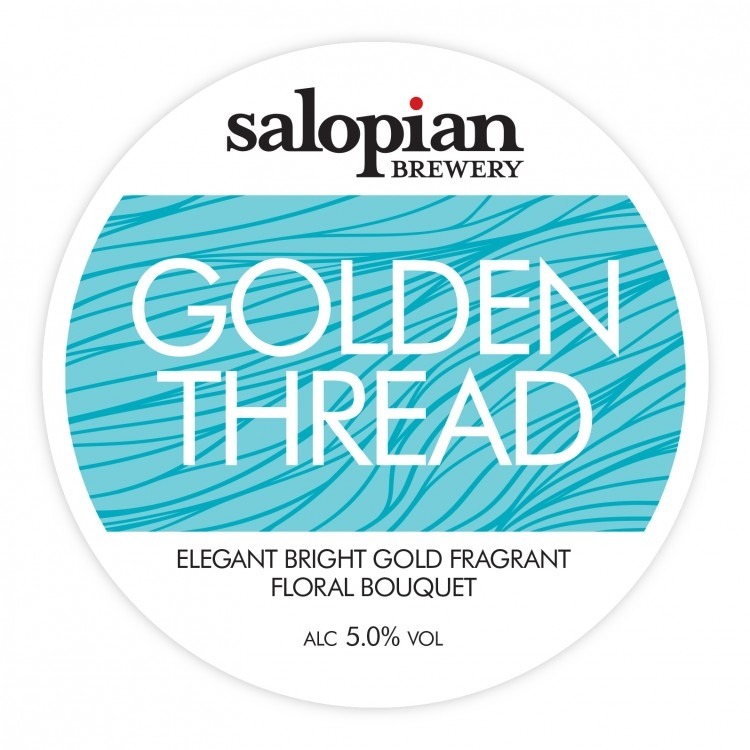 Salopian Golden Thread 9 Gallons Light Bright Gold 5.0%