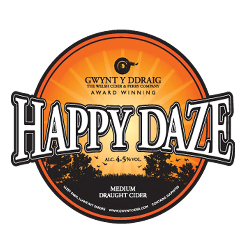 Gwynt Y Ddraig Happy Daze 20Ltr Bag In Box Clear 4.5%