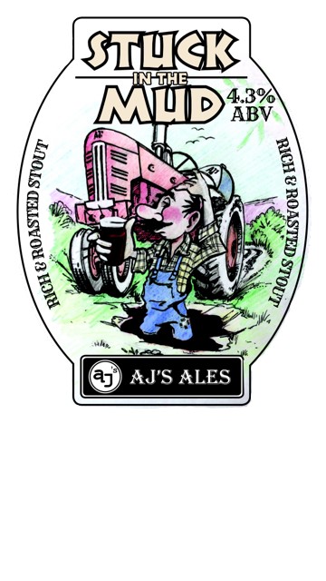 AJ Ales Stuck in the Mud Stout 9 Gallons Dark 4.3%