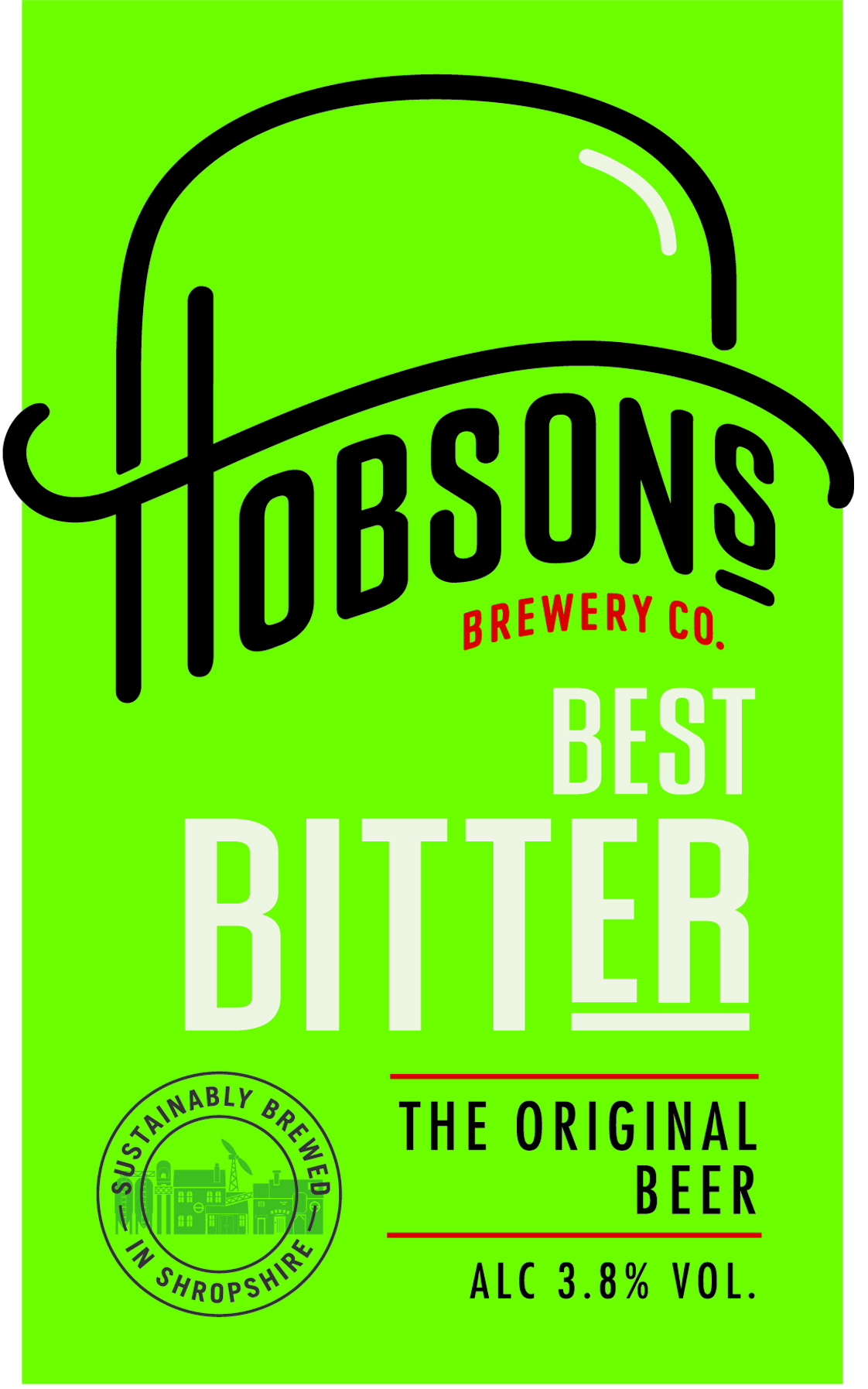 Hobsons Best Bitter 9 Gallons Chestnut Brown   3.8%