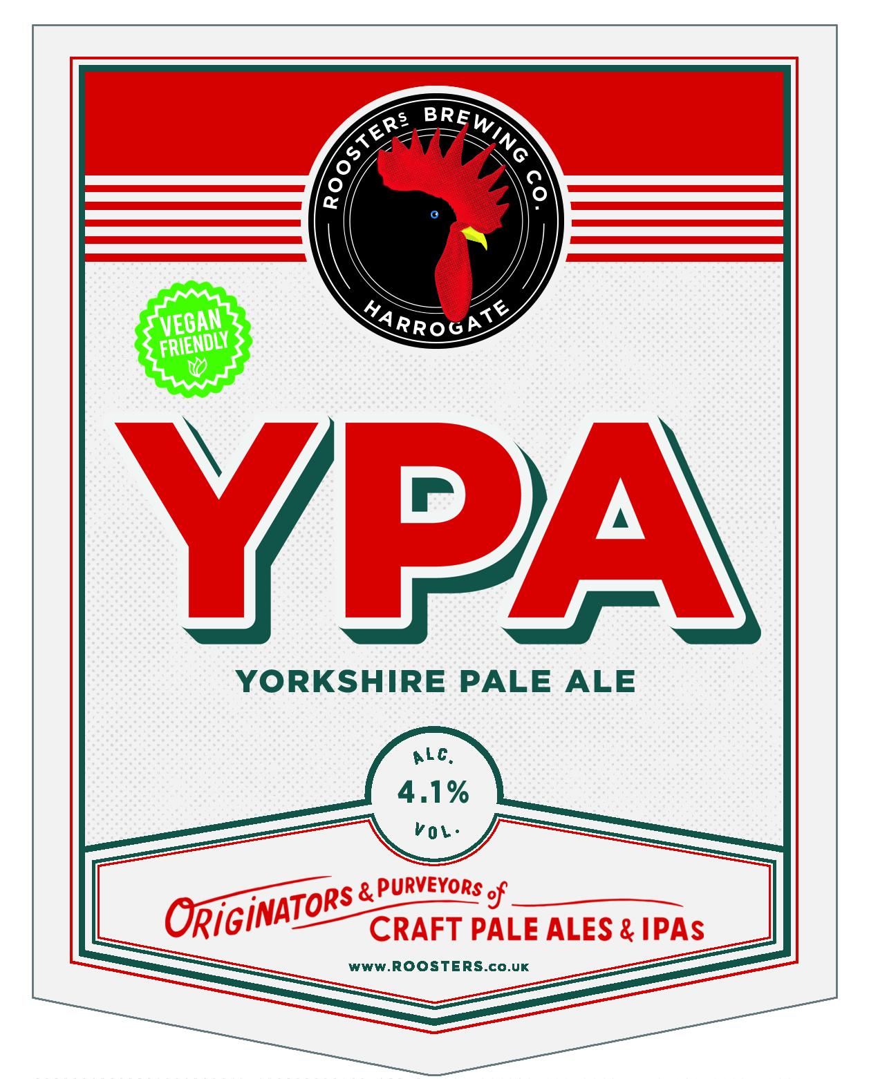 Rooster’s YPA 9 Gallons Pale 4.1%