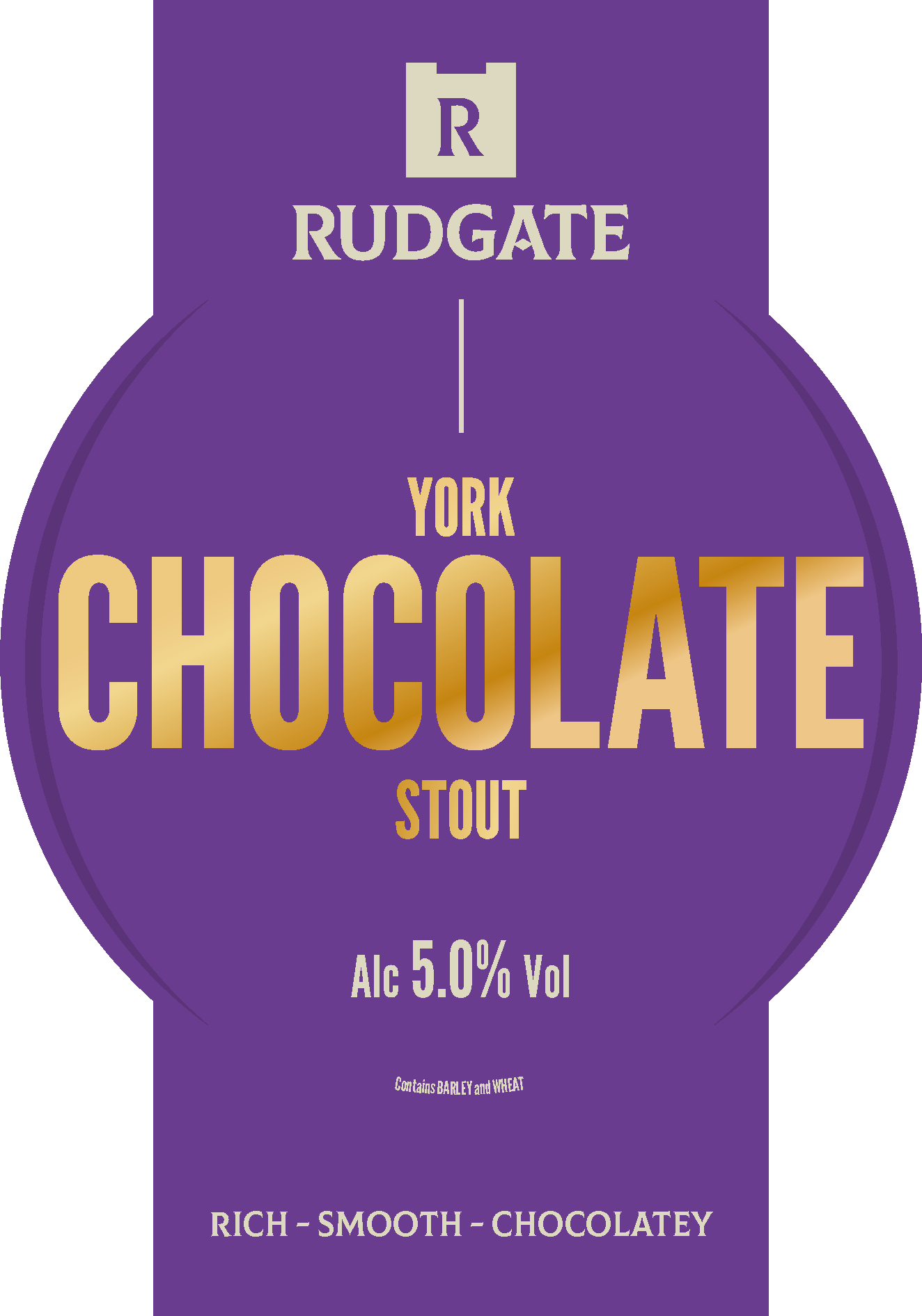 Rudgate York Chocolate Stout 9 Gallon Dark   5.0%