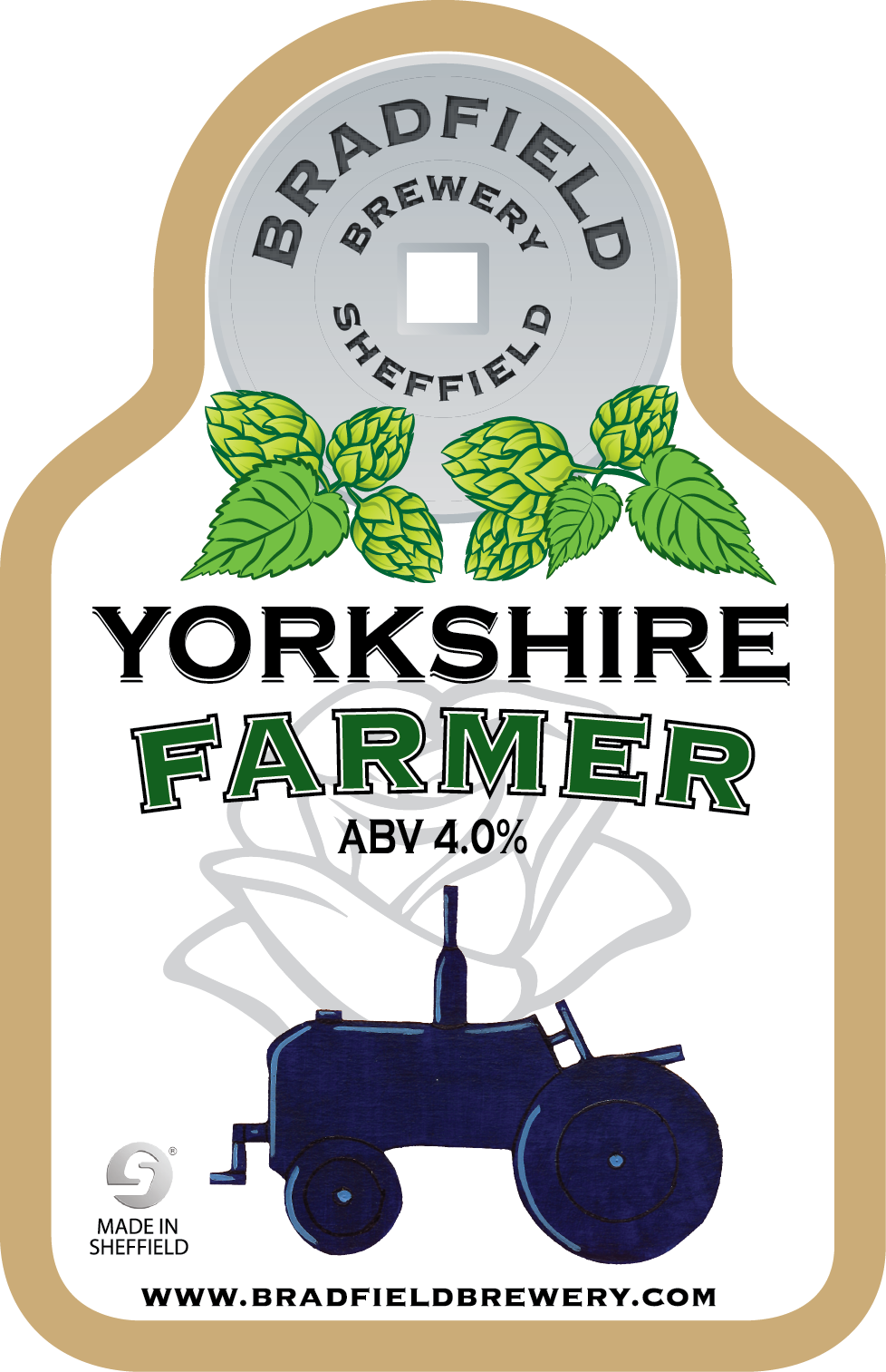 Bradfield Yorkshire Farmer 9 Gallons  Golden  4.0%