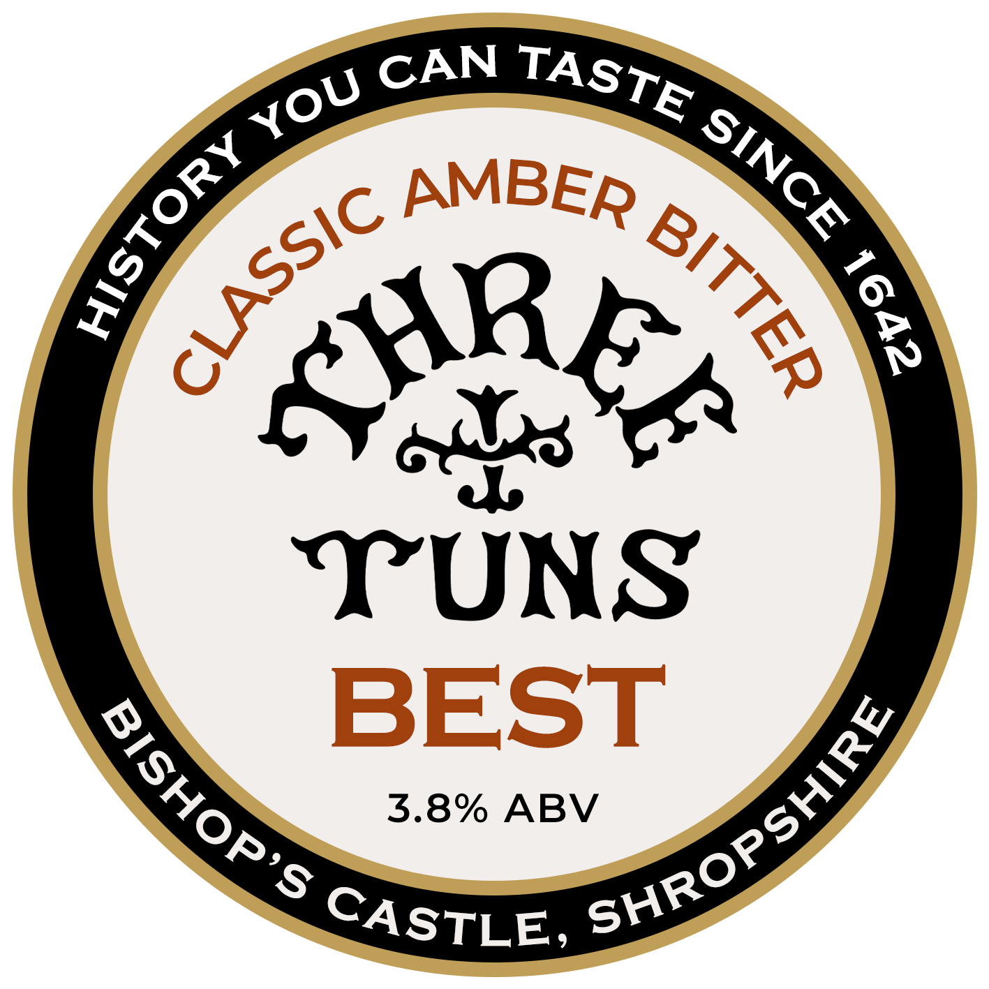 Three Tuns Brewery Best 9 Gallon Rich Brown 3.8%