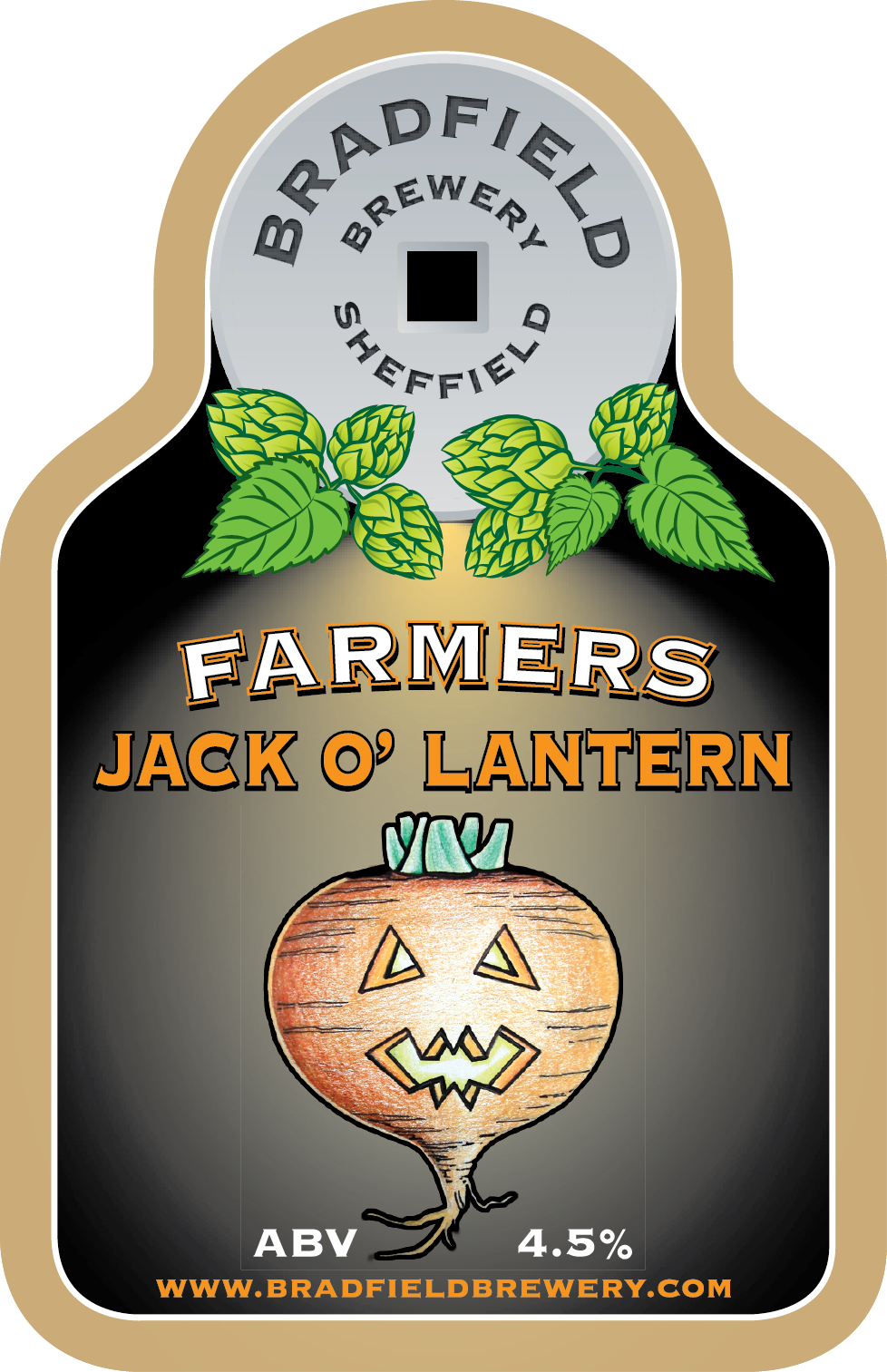 Bradfield Jack O’ Lantern 9 Gallons Amber 4.5%