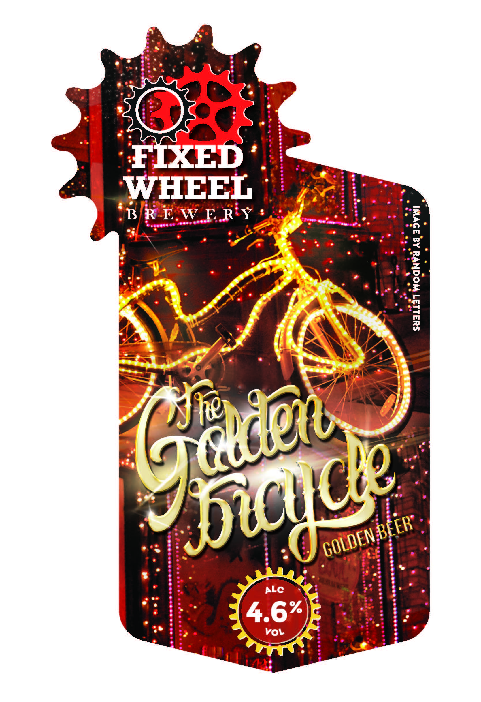 Fixed Wheel The Golden Bicycle 9 Gallons    4.6%