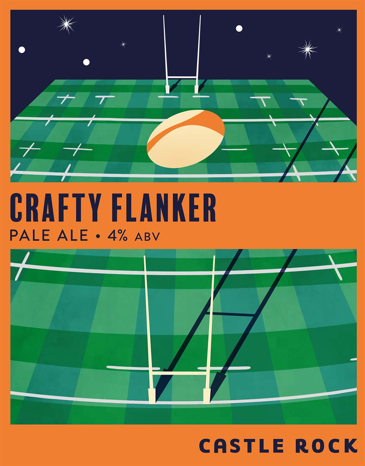 Castle Rock Crafty Flanker 9 Gallons Pale   4.0%