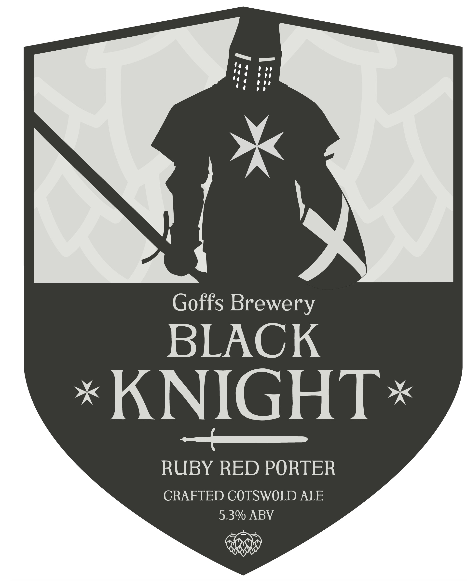 Goff’s Brewery Black Knight Porter 9 Gallons Ruby    5.3%