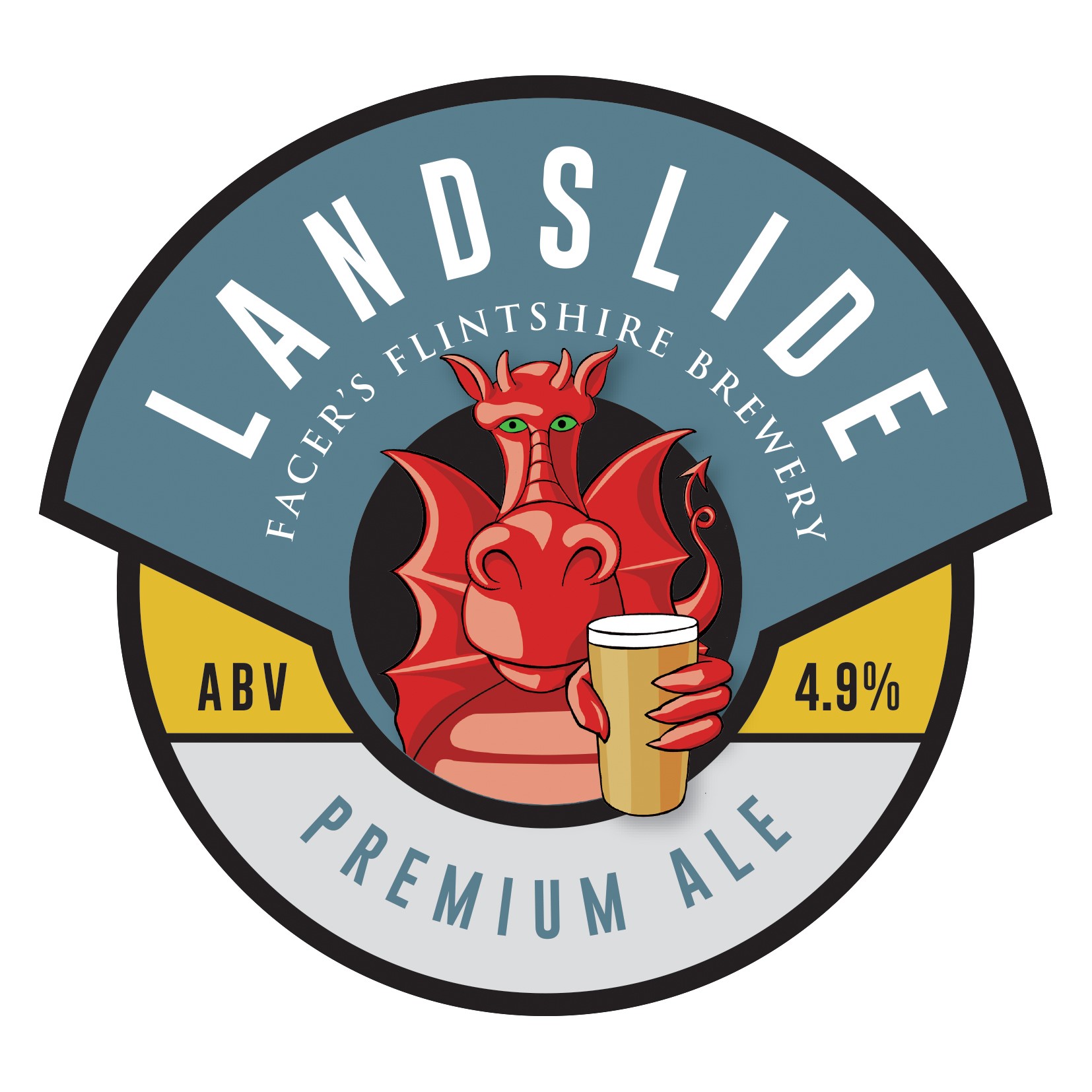 Facers Landslide 9 Gallons Golden    4.9%