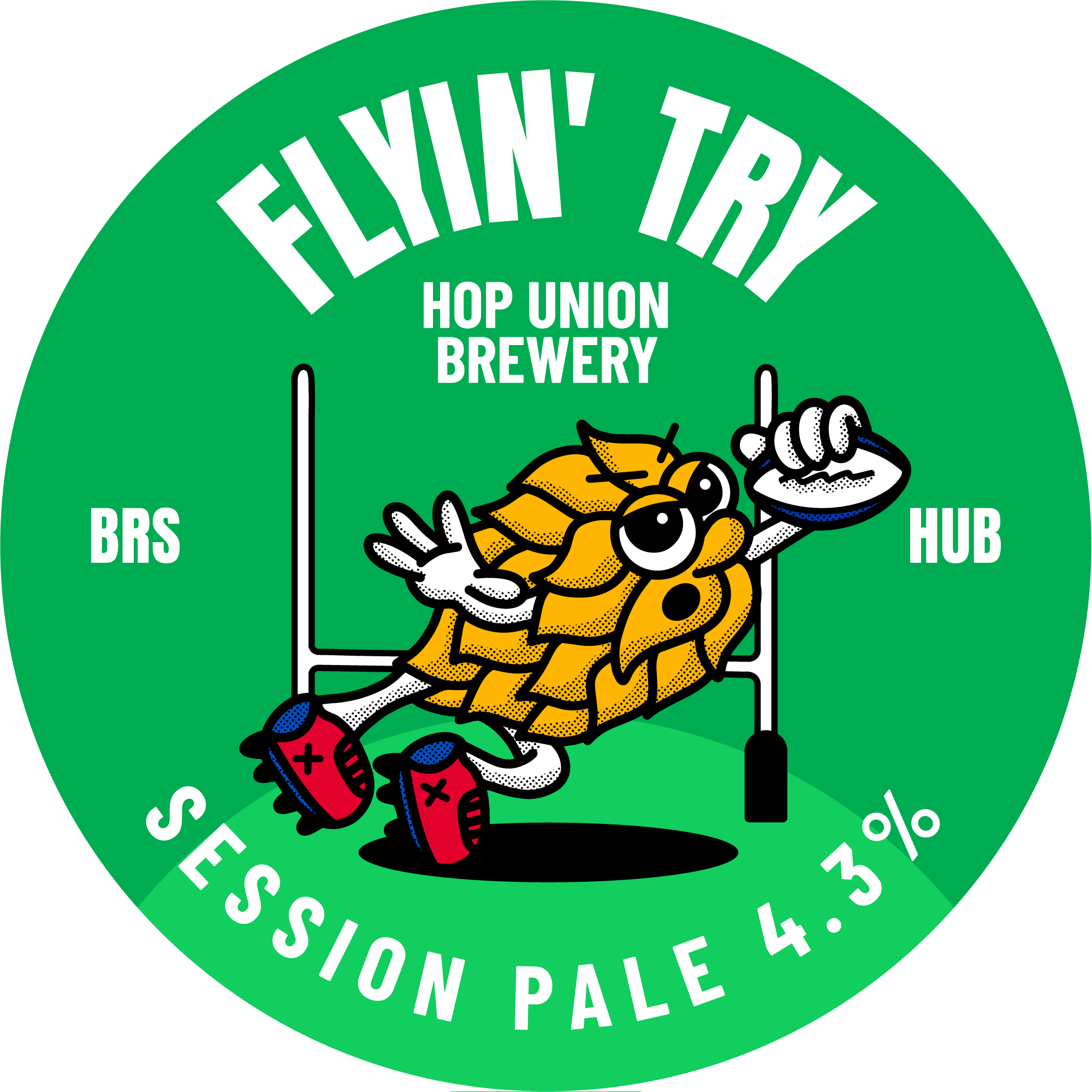 Hop Union Flyin Try 9 Gallons Light Pale 4.3%