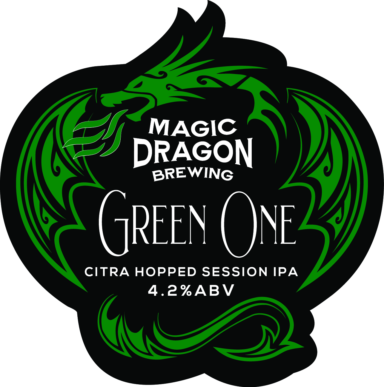 Magic Dragon Green One 9 Gallons Pale 4.2%
