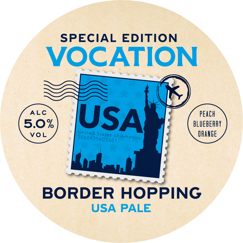 Vocation Border Hopping USA 30Ltr E-keg Hazy Pale 5.0%