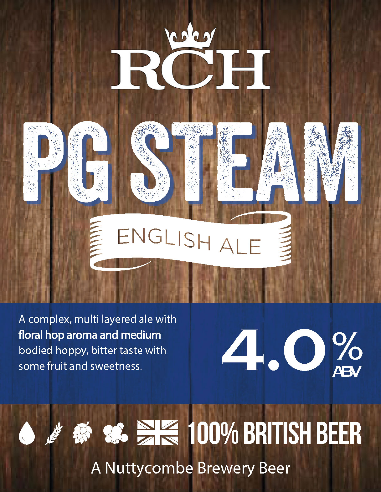 RCH P G Steam 9 Gallons Golden   3.9%