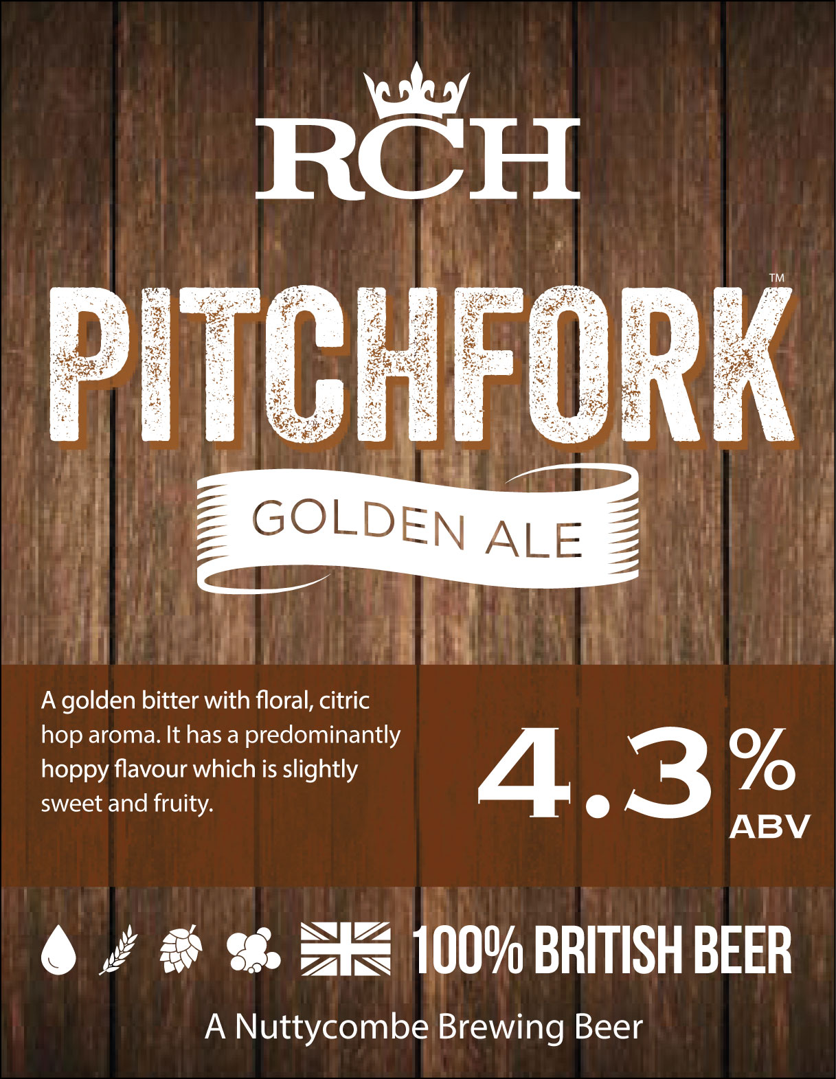 RCH Pitchfork 9 Gallons Golden   4.3%