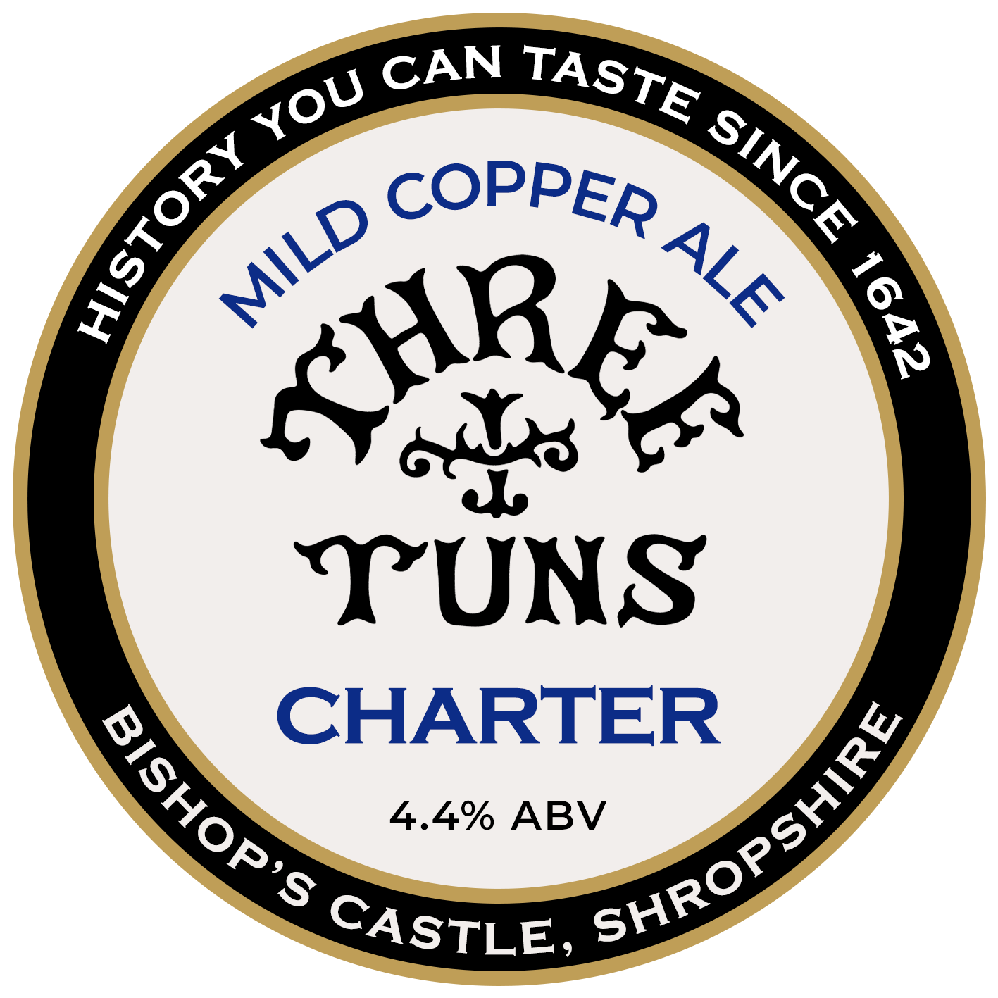 Three Tuns Brewery Charter 9 Gallons Mild Copper 4.4%