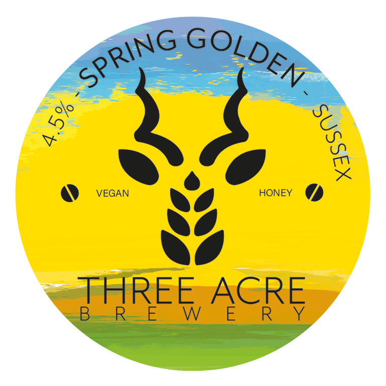 Three Acre Brewery Spring Golden 9 Gallons Golden 4.5%