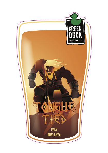 Green Duck Tongue Tied 9 Gallons Pale Gold 4.6%
