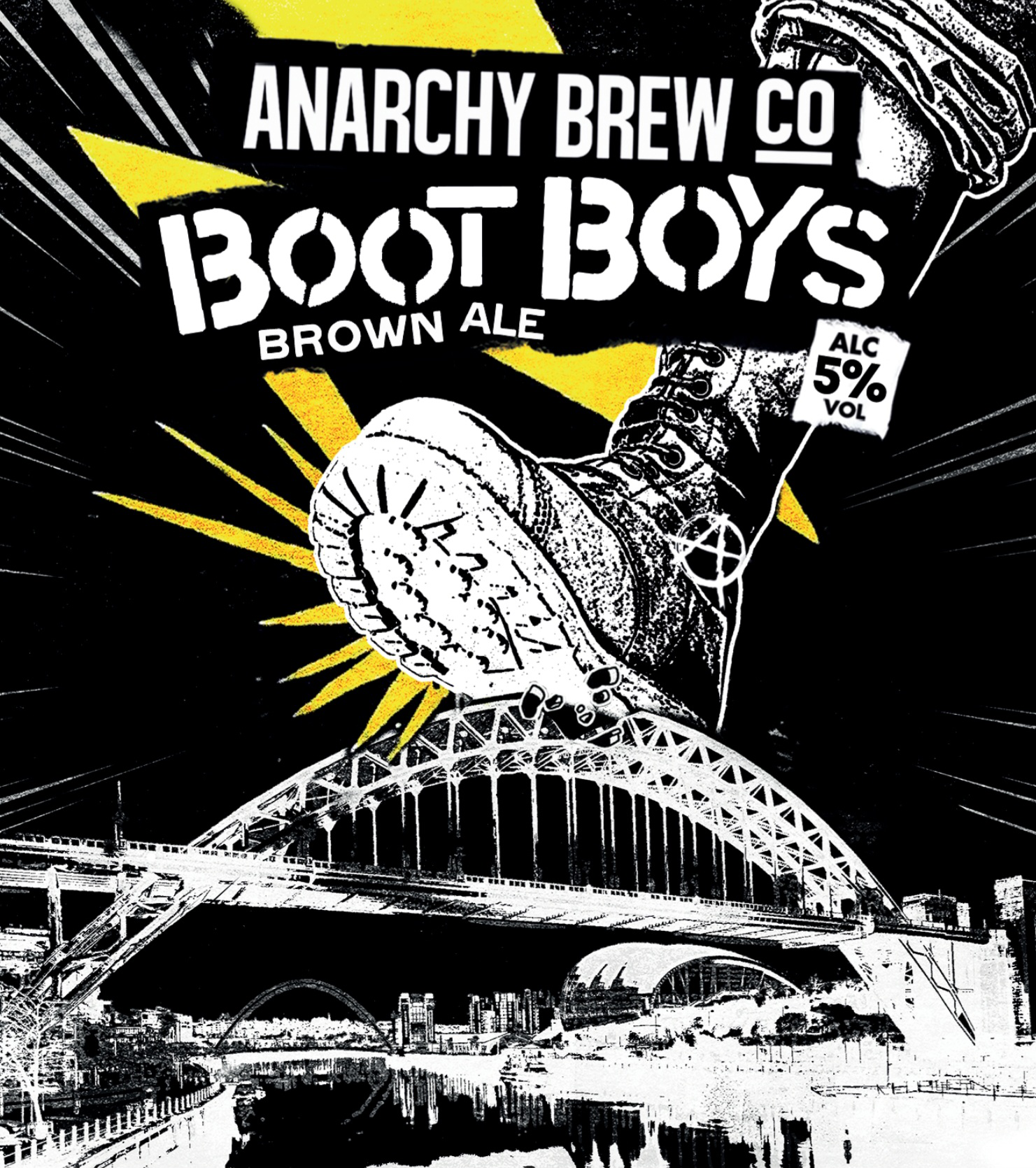 Anarchy Brew Boot Boys 9 Gallons Copper 5.0%