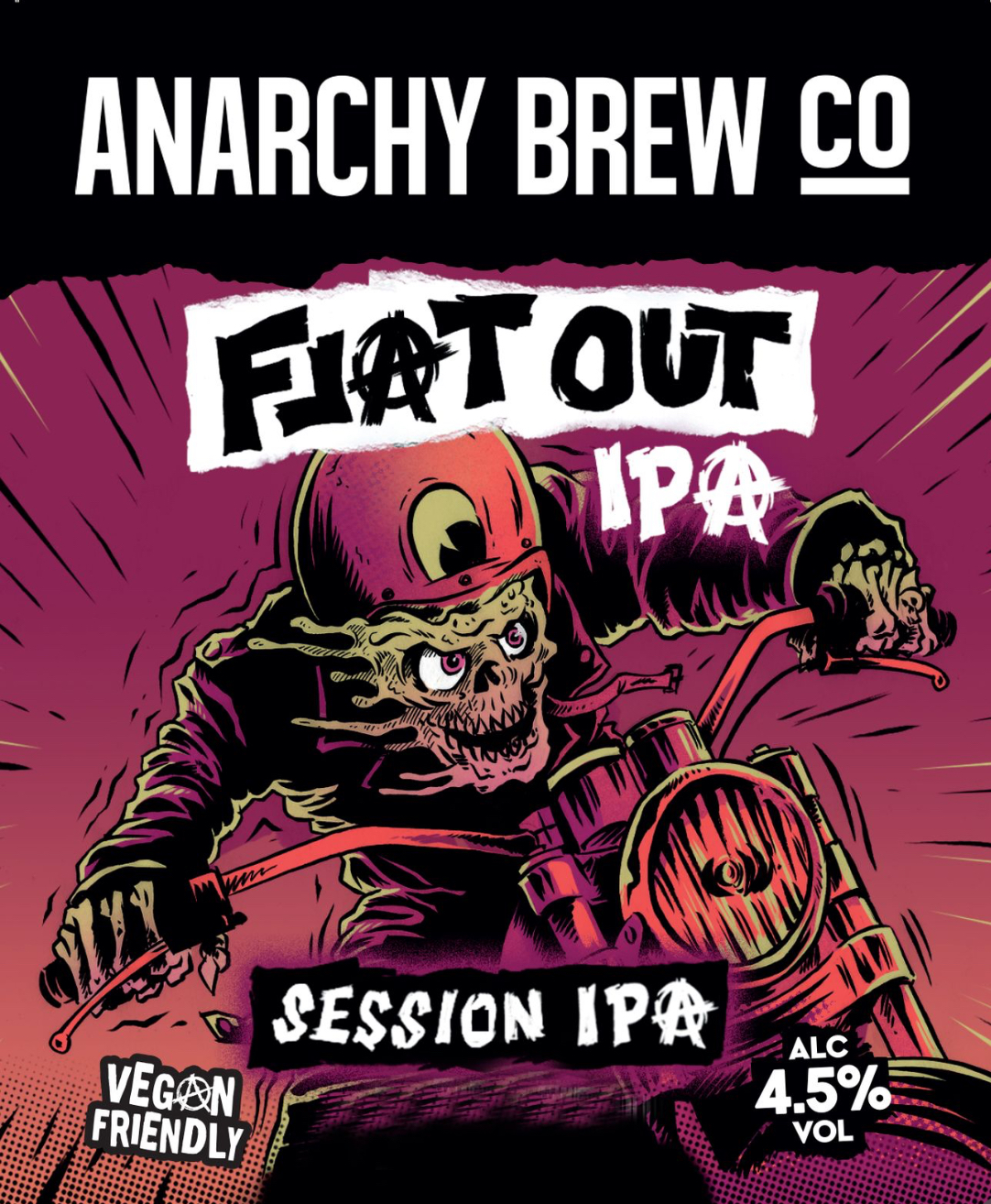 Anarchy Brew Flat Out 9 Gallons (Vegan) Hazy Pale 4.5%