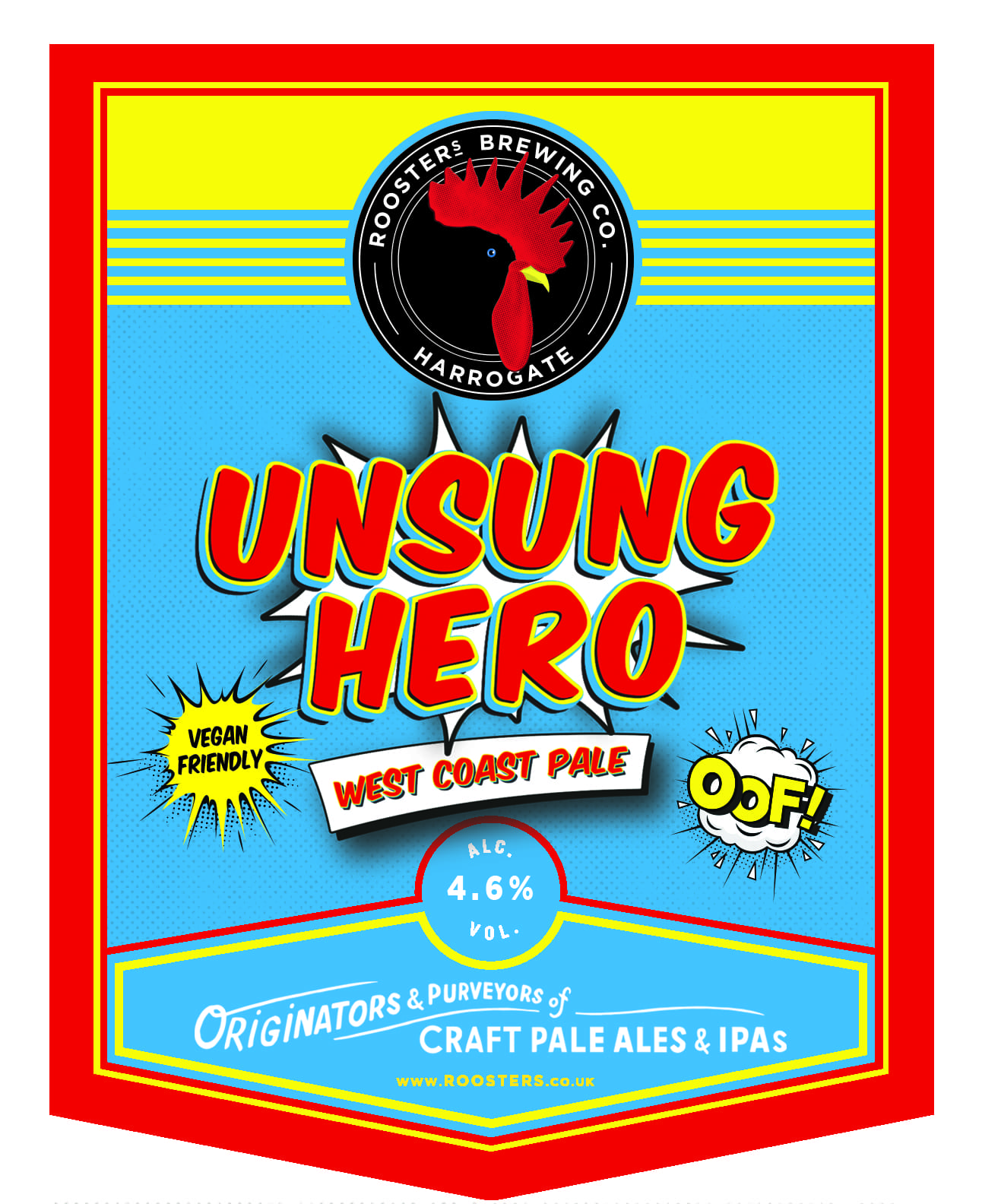 Rooster’s Unsung Hero 9 Gallons Amber 4.6%