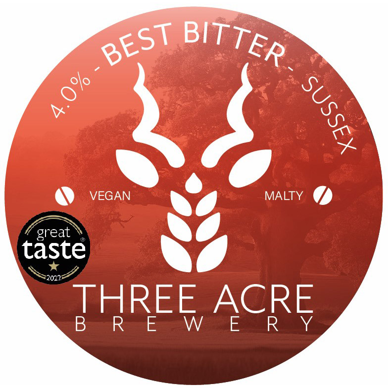 Three Acre Brewery Best Bitter 9 Gallons  Dark Amber 4.0%
