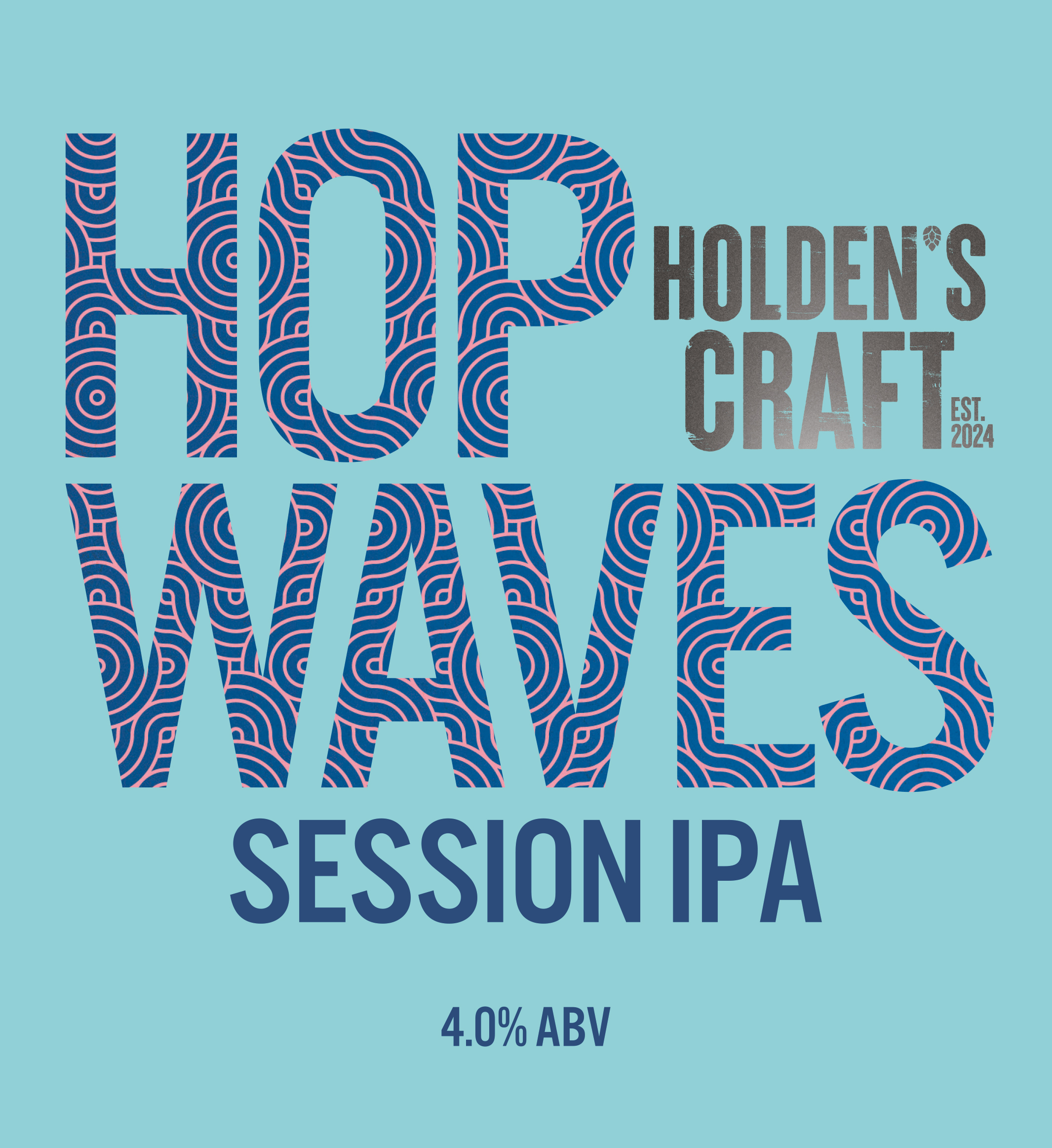 Holdens Hop Wave 9 Gallons Pale 4.0%