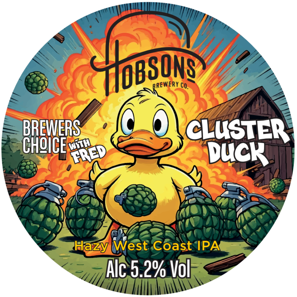 Hobsons Cluster Duck 30Ltr Keg Hazy Pale 5.2%