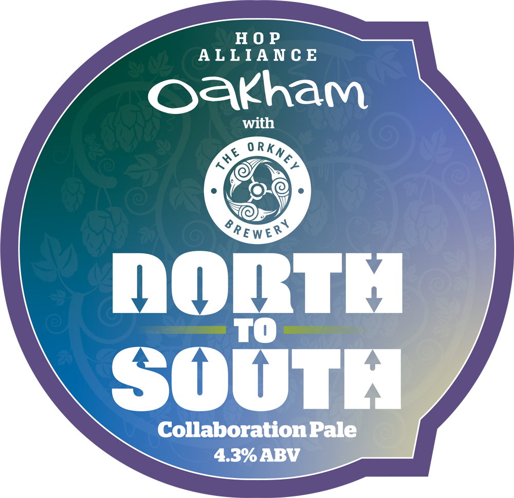 Oakham North To South (Collab Orkney) 9 Gallons Deep Gold 4.3%