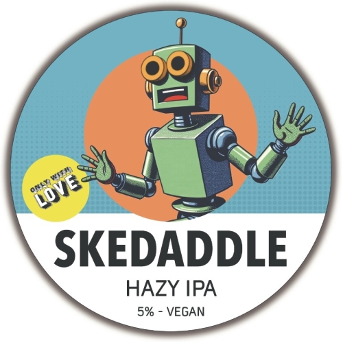 Only With Love Skedaddle 30Ltr Ekeg Hazy Pale 5.0%