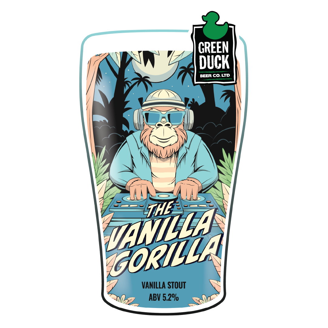 Green Duck Vanilla Gorrilla Stout 9 Gallons Dark 5.3%