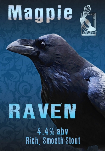 Magpie Raven Stout 9 Gallons Dark 4.4%
