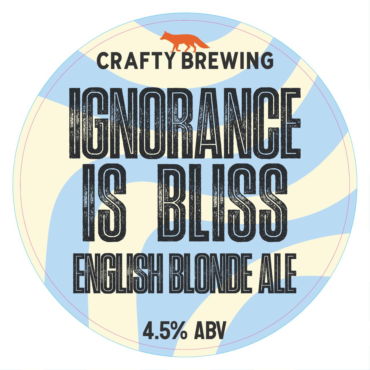 Crafty Brewing Ignorance Is Bliss 9 Gallons Pale 4.5%