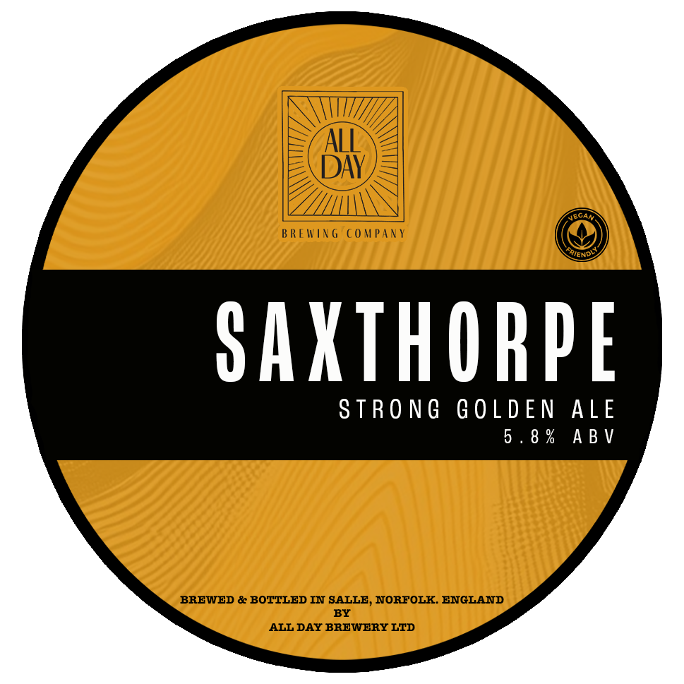 All Day Brewing Saxthorpe 9 Gallons Golden 5.8%