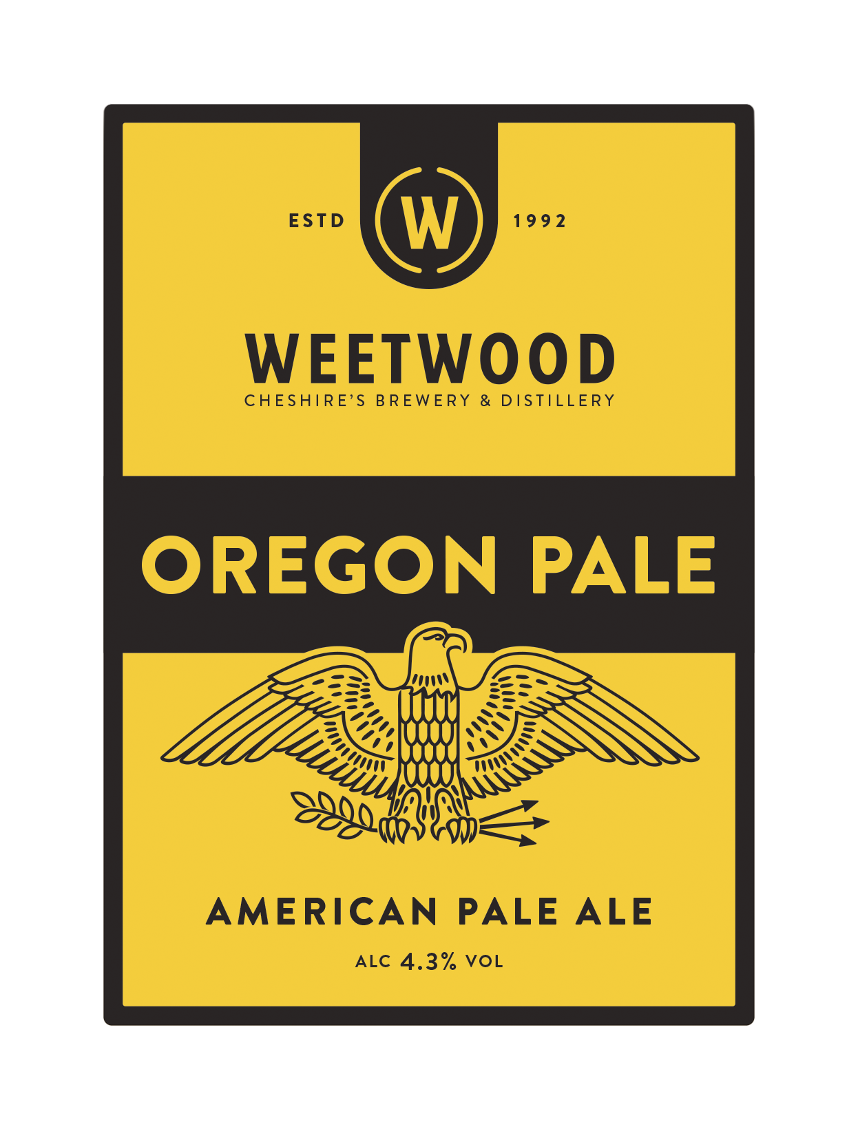 Weetwood Oregon Pale 9 Gallons Golden 4.3%