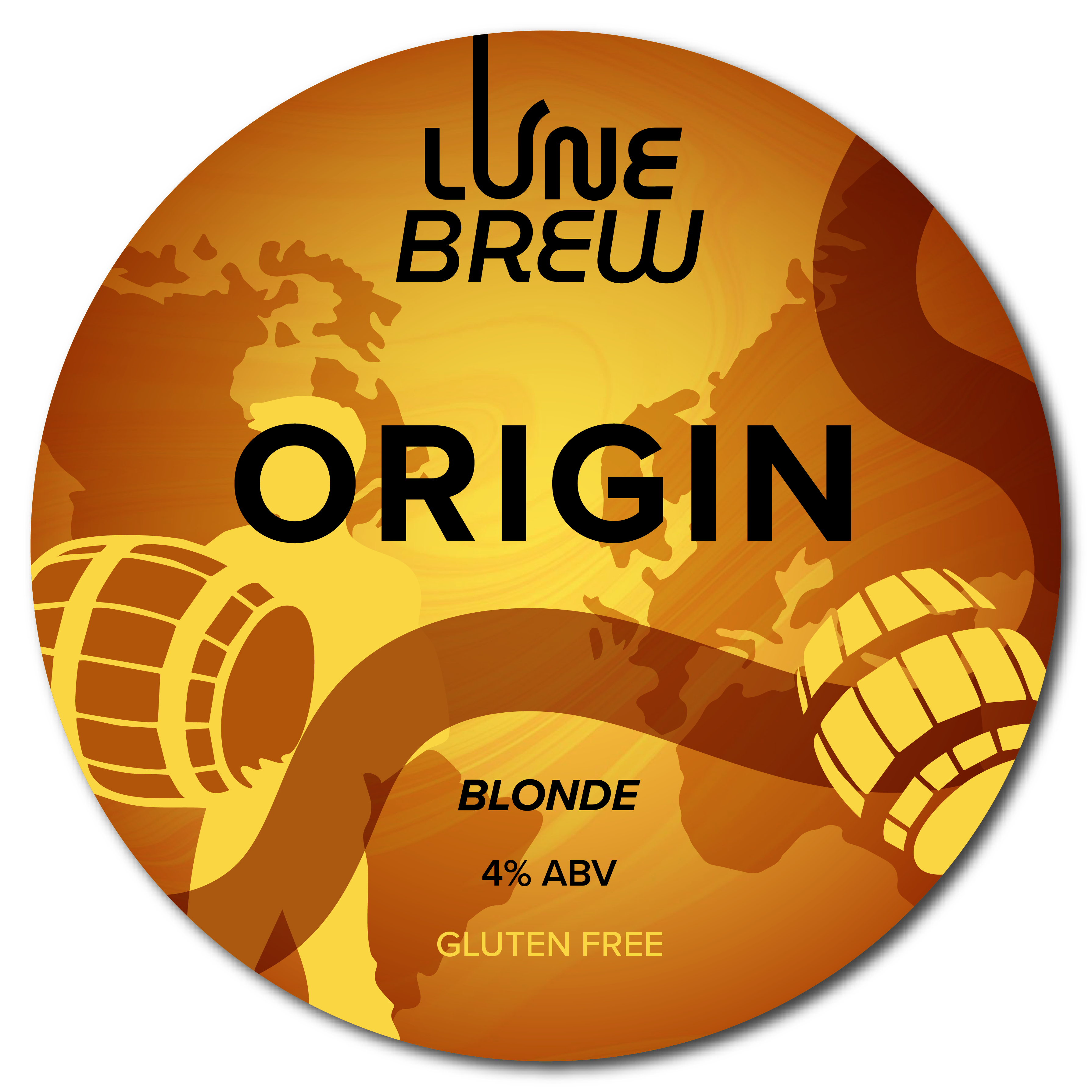 Lune Brew Co Origin 9 Gallons Blonde 4.0%