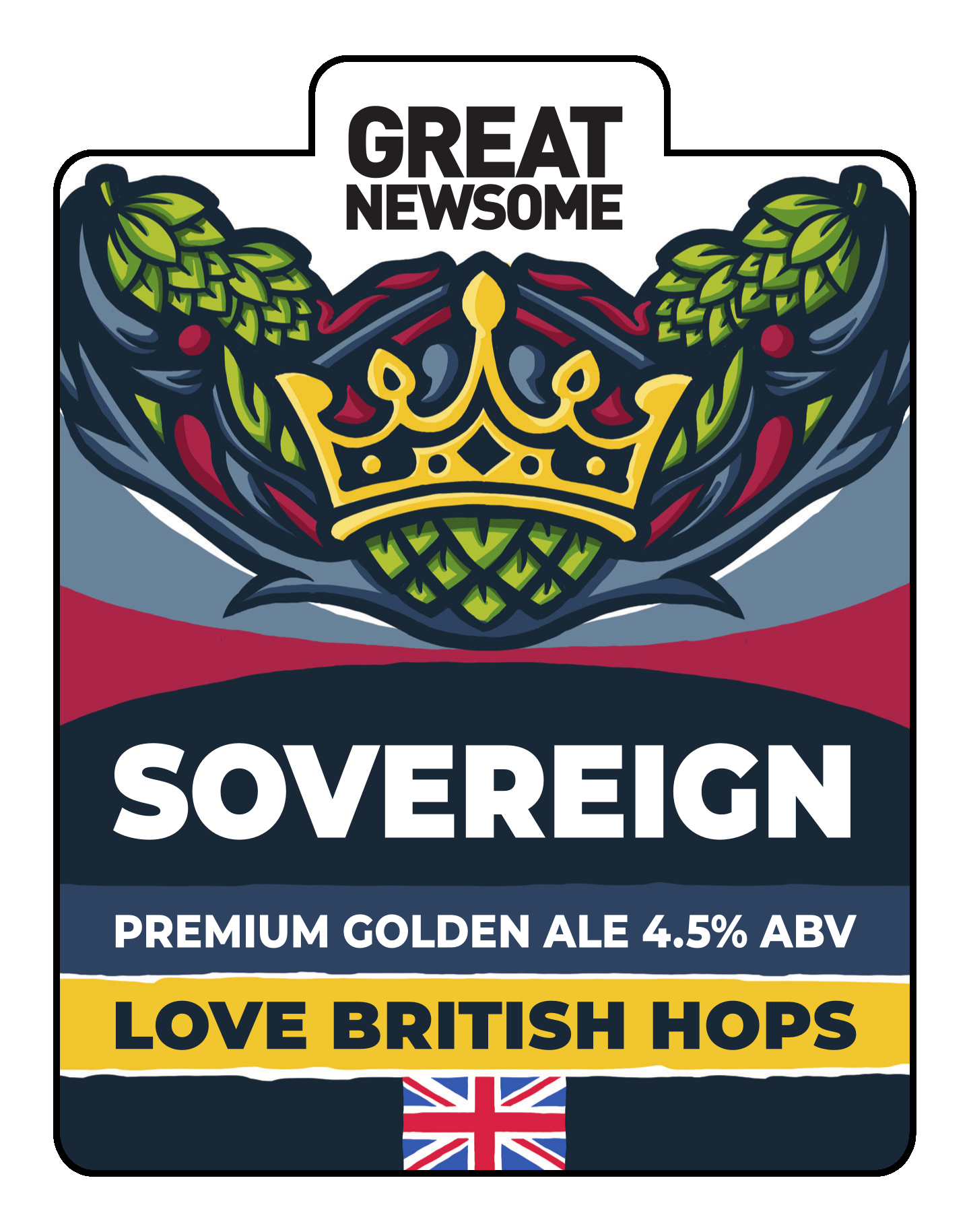 Great Newsome Sovereign 9 Gallons Golden 4.5%