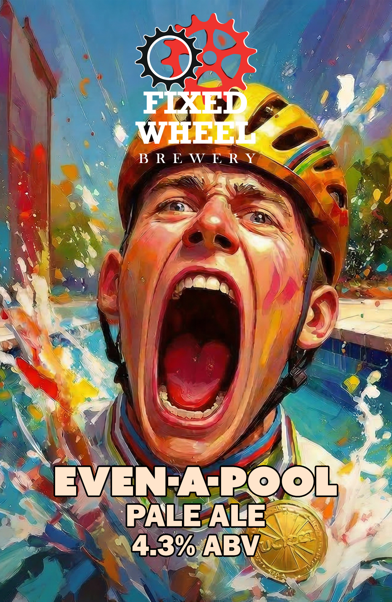 Fixed Wheel Even – A – Pool 9 Gallons Pale 4.3%