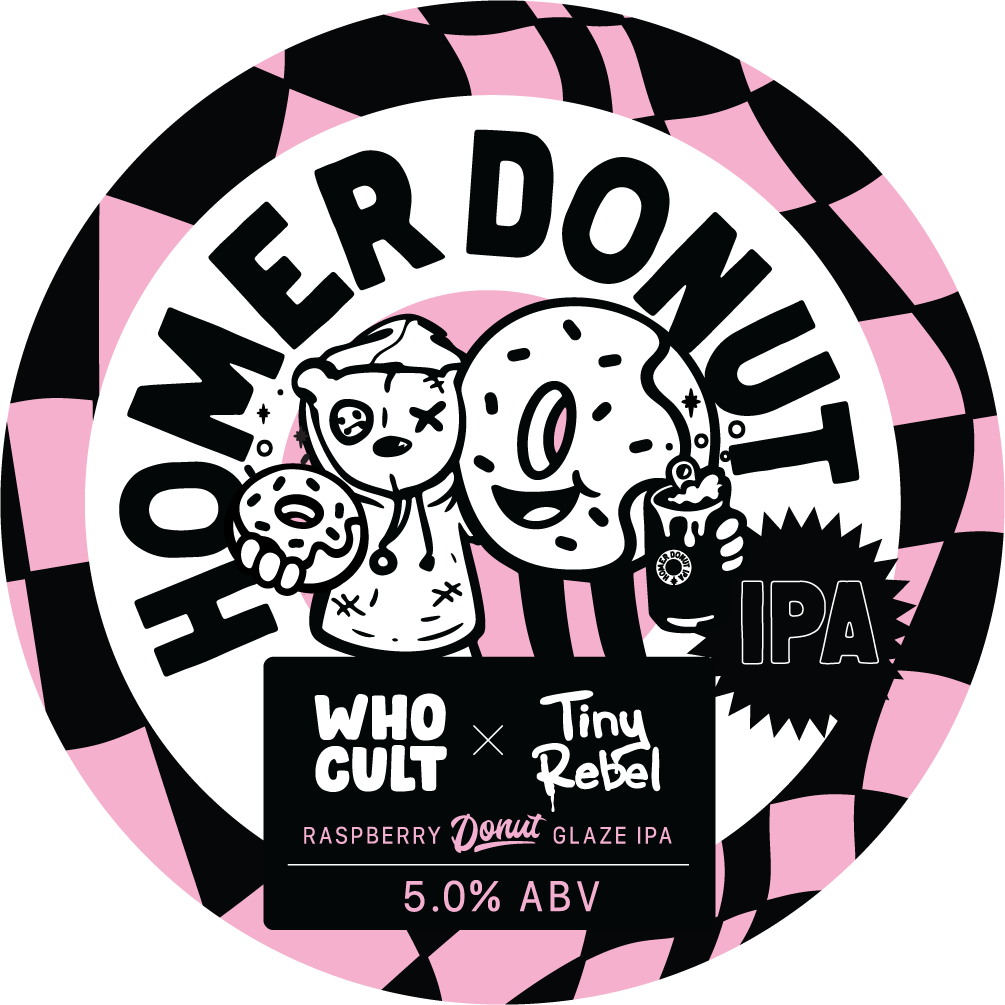 Tiny Rebel Homer Donut 30Ltr Keg Raspberry Haze 5.0%