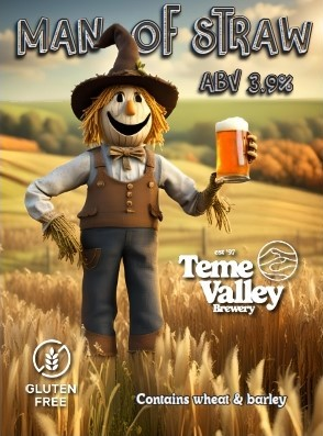 Teme Valley Man of Straw 9 Gallons Pale 3.8%