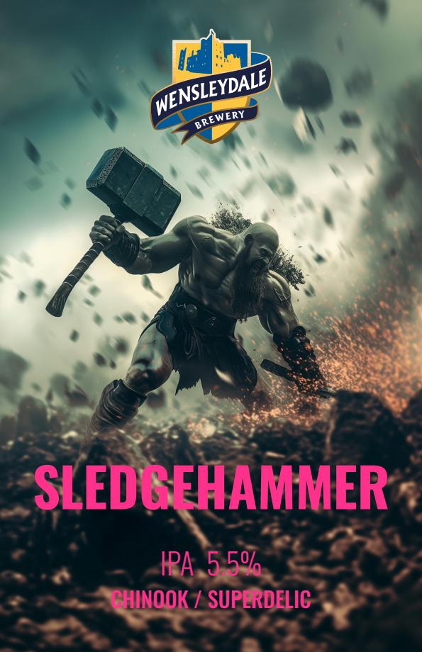 Wensleydale Sledgehammer IPA 9 Gallons Pale 5.5%