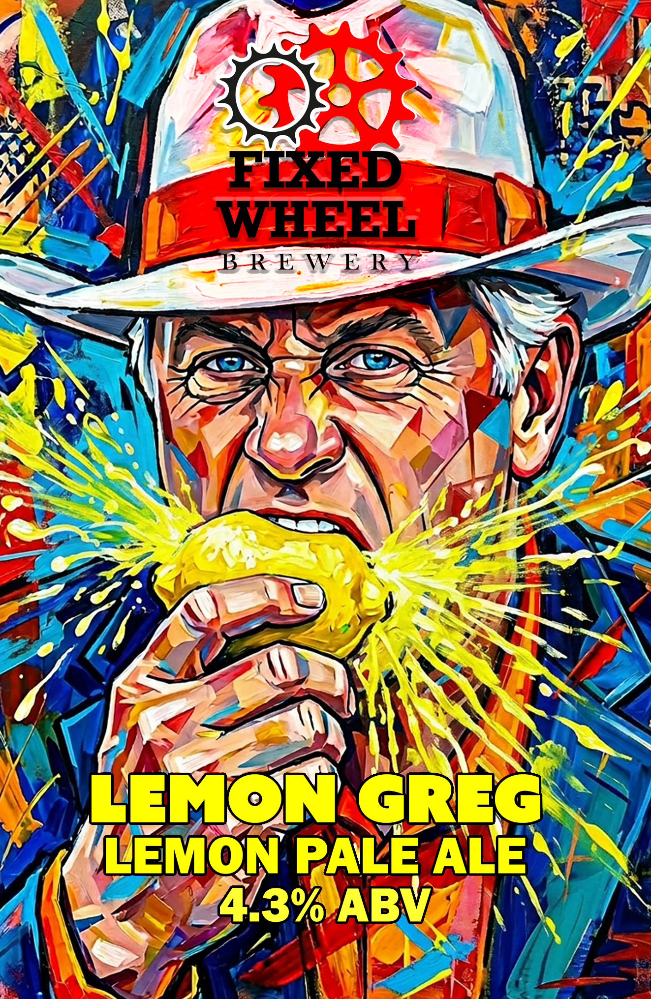 Fixed Wheel Lemon Greg 9 Gallons Pale 4.3%