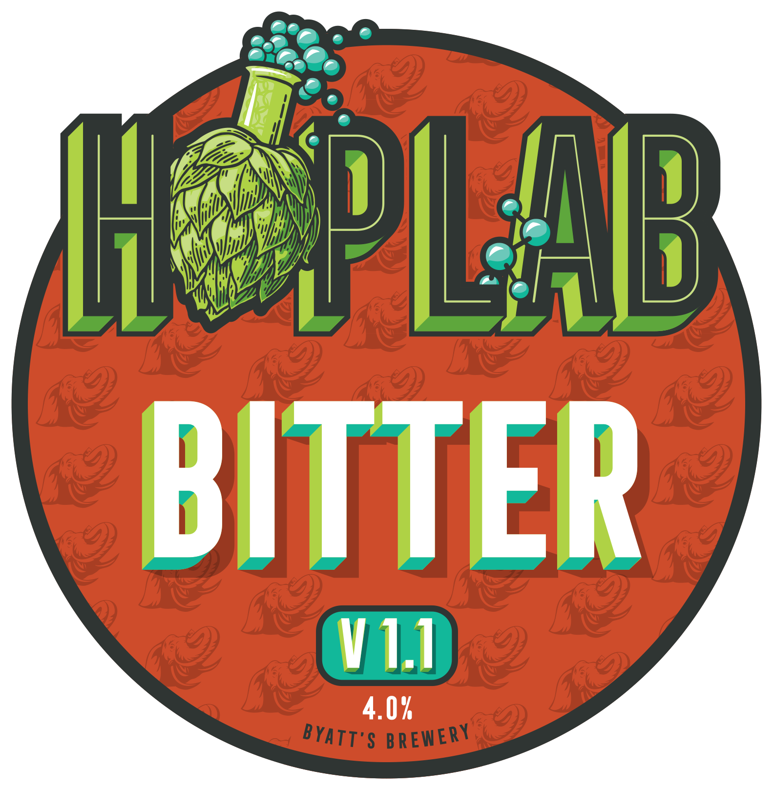 Byatts Hoplab Bitter V1.1 9 Gallons Amber 4.0%